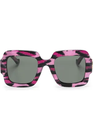 Gucci Lunettes de soleil à monture carrée