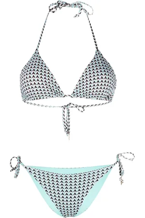 FISICO Bikini à imprimé géométrique