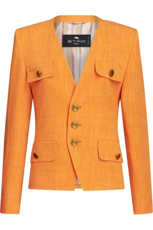 Etro Veste boutonnée à effet brossé