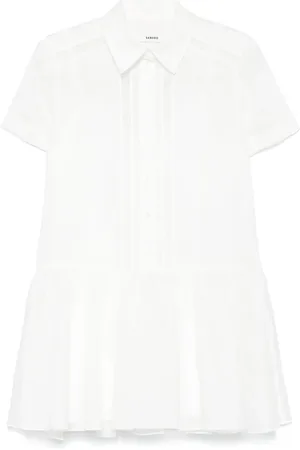 Sandro Robe courte à détails de dentelle