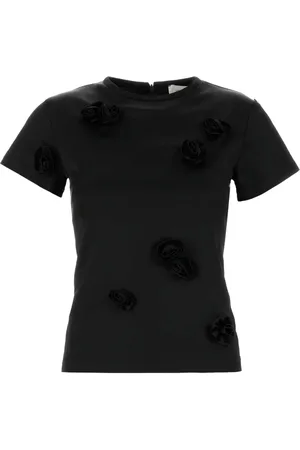 Sportmax Haut Mendoza à fleurs appliquées