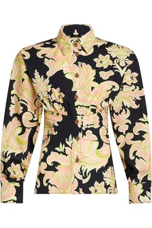 Etro Chemise en soie à imprimé Venus