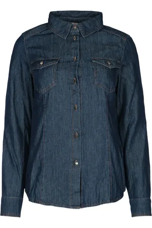 I BLUES Chemise boutonnée en jean