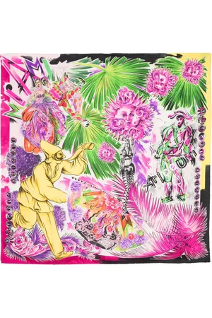 VERSACE Foulard à imprimé graphique (années 2000)