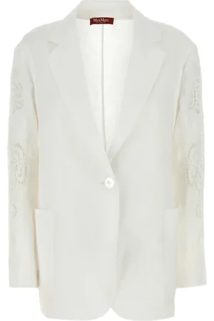 Max Mara Blazer Angizia à manches brodées