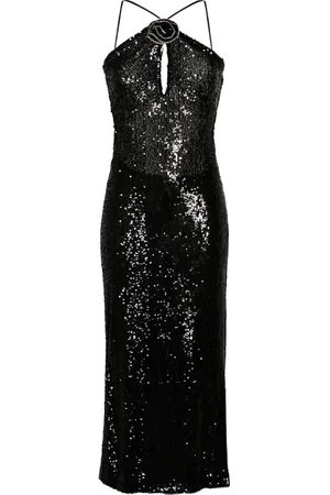 Ilkyaz Ozel Robe mi-longue à sequins