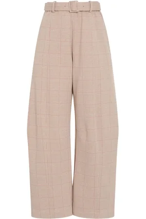 ROSETTA GETTY Pantalon fuselé à taille ceinturée