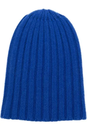 LANEUS Bonnet en cachemire nervuré