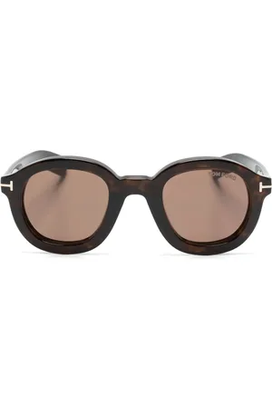 Tom Ford Lunettes de soleil Raffa à monture ronde