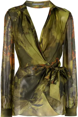 Alberta Ferretti Blouse à design cache-cœur