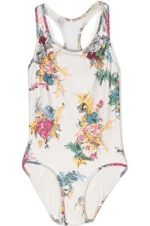 ZIMMERMANN Maillot de bain fleuri Clover à dos nageur