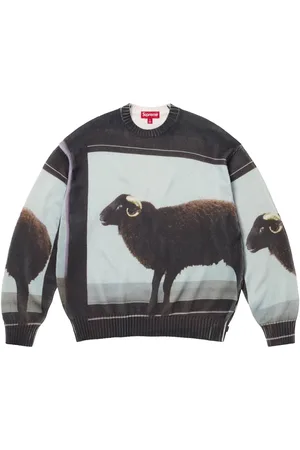 Supreme X Damien Hirst pull en maille intarsia