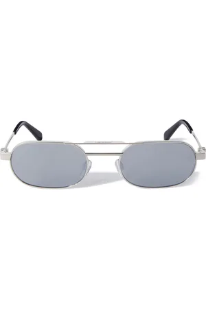 OFF-WHITE Lunettes de soleil à monture ovale