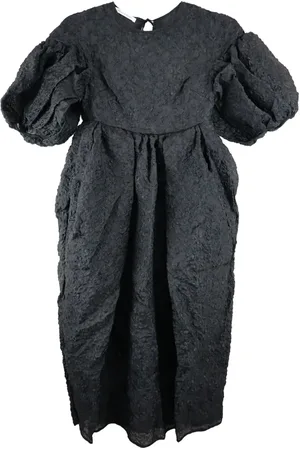 Cecilie Bahnsen Robe mi-longue à manches bouffantes