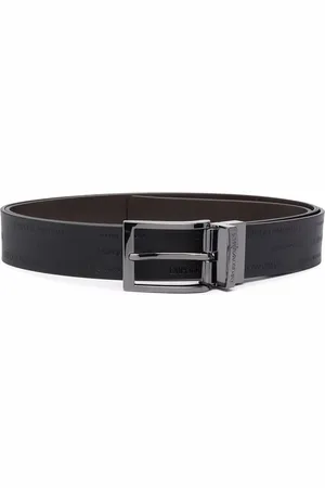 Emporio Armani Ceinture à motif monogrammé embossé