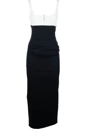 CHIARA BONI Robe mi-longue à design colour block