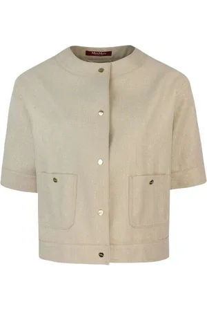 Max Mara Veste boutonnée Agile à coupe crop