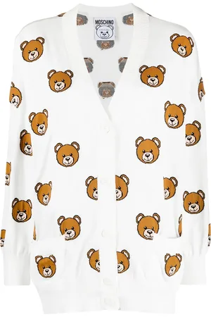 Moschino Cardigan oversize à motif Teddy