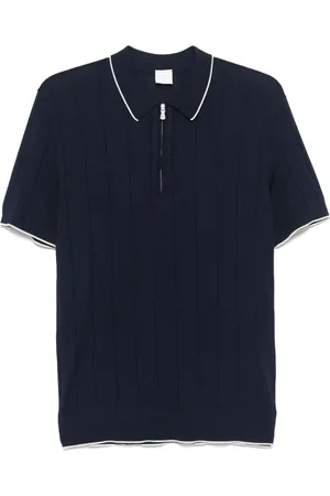 ELEVENTY Polo en maille nervurée