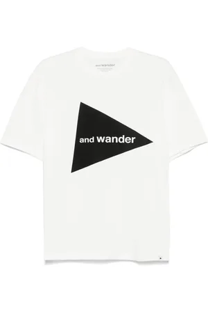 and wander T-shirt à logo imprimé