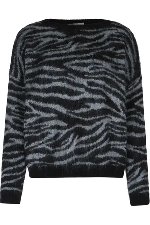 I BLUES Pull à motif zébré