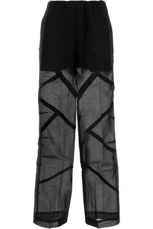 CO Pantalon ample à empiècements ntrastants