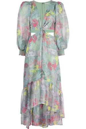 ALICE+OLIVIA X Lola robe longue Schnable Katia