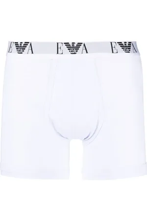 Emporio Armani Boxer en coton à taille logo