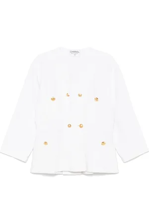 CHANEL Veste à boutons CC (années 1990)