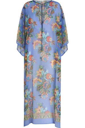 Etro Robe longue à fleurs