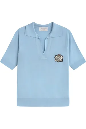 Ermanno Firenze Polo à logo brodé