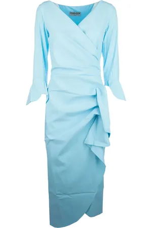 CHIARA BONI Robe mi-longue à design drapé