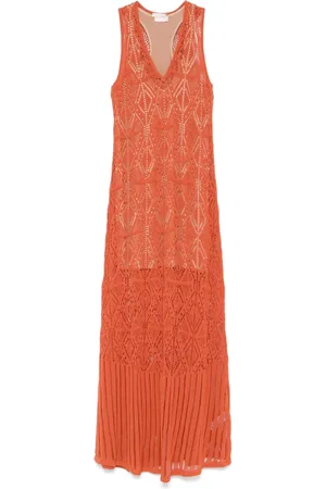 Liu Jo Robe en crochet à coupe longue