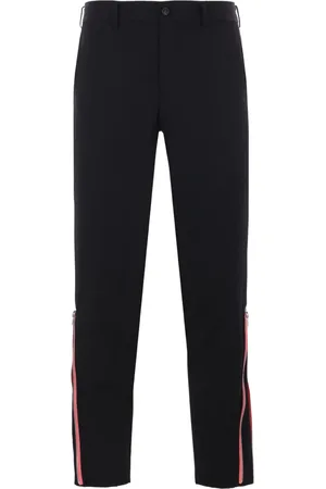 Comme des Garçons Pantalon en laine à détails de zips
