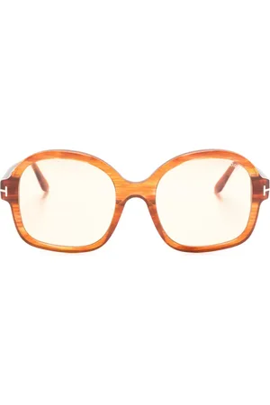 Tom Ford Lunettes de soleil oversize Hanley à monture carrée