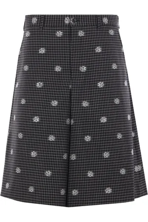 Comme des Garçons Short à carreaux