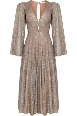Lethicia Bronstein Robe mi-longue Carol Dieckmann à paillettes