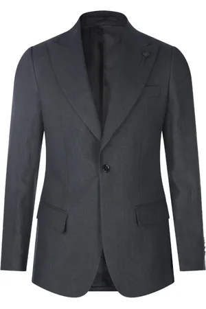 LARDINI Blazer à détail de broche