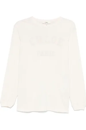 Chloé T-shirt à patch logo