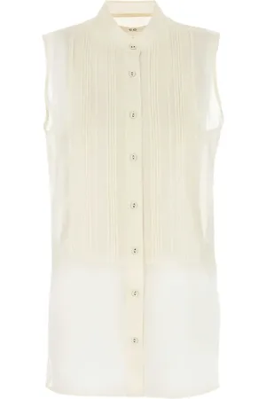 CO Blouse transparence à boutonnière