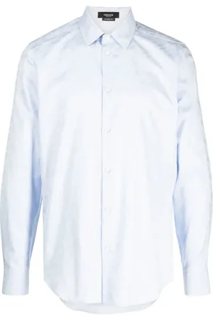 VERSACE Chemise La Greca à logo en jacquard
