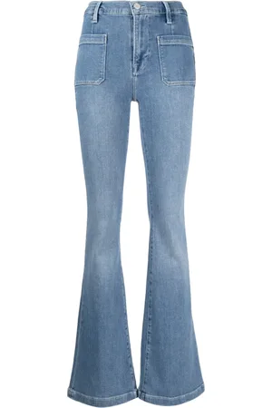 Frame Jean évasé à taille haute