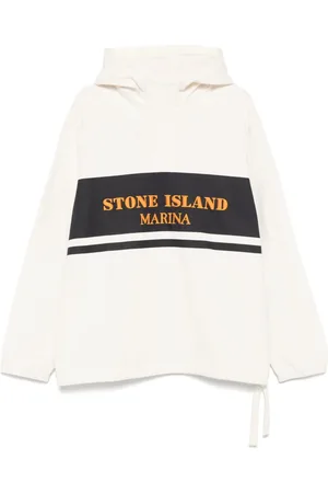 Stone Island Hoodie à logo brodé