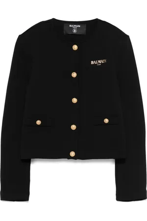 Balmain Blazer à logo imprimé