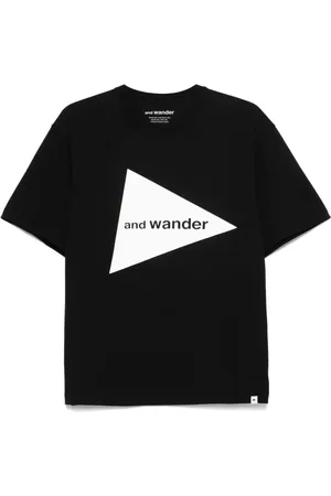 and wander T-shirt à logo imprimé