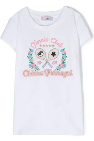 Chiara Ferragni T-shirt en coton à logo brodé
