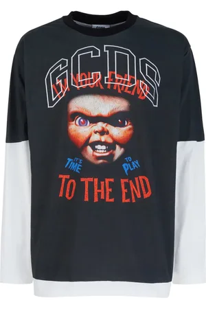 GCDS T-shirt Chuncky à manches longues