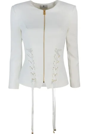 Elisabetta Franchi Veste cintrée à bretelles croisées