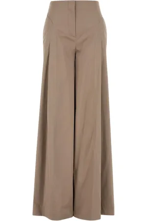 Alberta Ferretti Pantalon à design plissé
