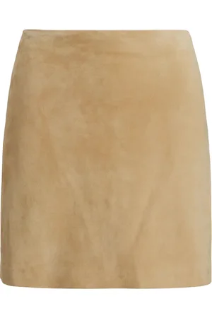 Ralph Lauren Minijupe Carreen en daim